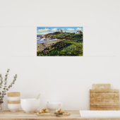 View of Nubble Lighthouse from York Beach ポスター (キッチン)