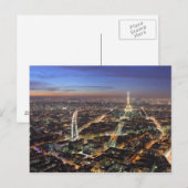 View of Paris at Night PostCard ポストカード (正面/裏面)