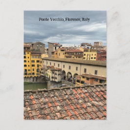 View of Ponte Vecchio, Florence Italy ポストカード