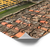 View of Ponte Vecchio, Florence Italy Poster ポスター (角)