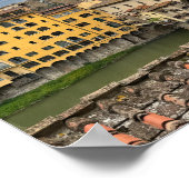 View of Ponte Vecchio, Florence Italy Poster ポスター (角)