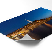 View of Rovinj in the evening ポスター (角)