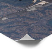 View of Space Shuttle Discovery from ISS (STS-114) ポスター (角)