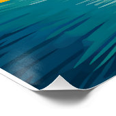 View of the Amalfi coast Italy ポスター (コーナー)