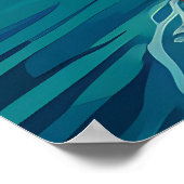 View of the Amalfi coast Italy ポスター (角)