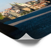 View of the Charles bridge in Prague ポスター (角)