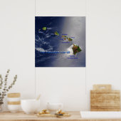 View of the Hawaiian Islands ポスター (キッチン)