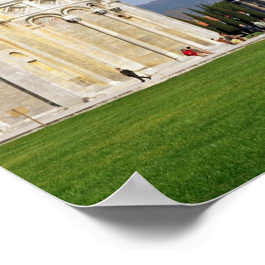 View of the Leaning Tower ポスター (角)