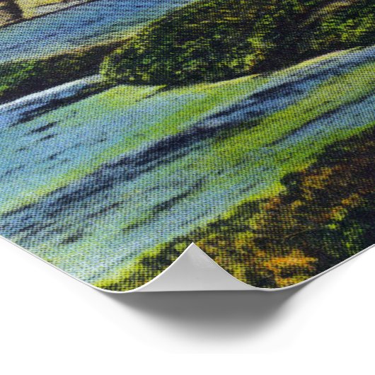 View of the Nubble Lighthouse at York Beach ポスター (角)