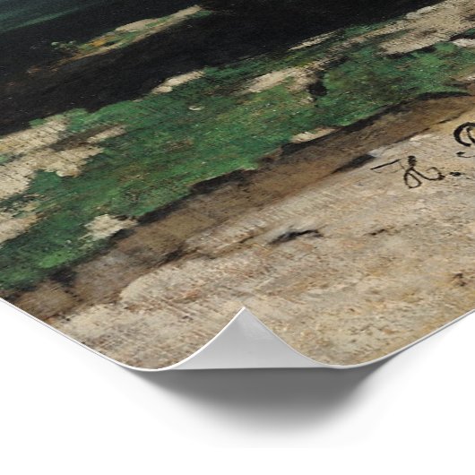 View of the Pont du Gard, 1859 ポスター (角)