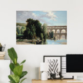 View of the Pont du Gard, 1859 ポスター (ホームオフィス)