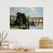 View of the Pont du Gard, 1859 ポスター (キッチン)