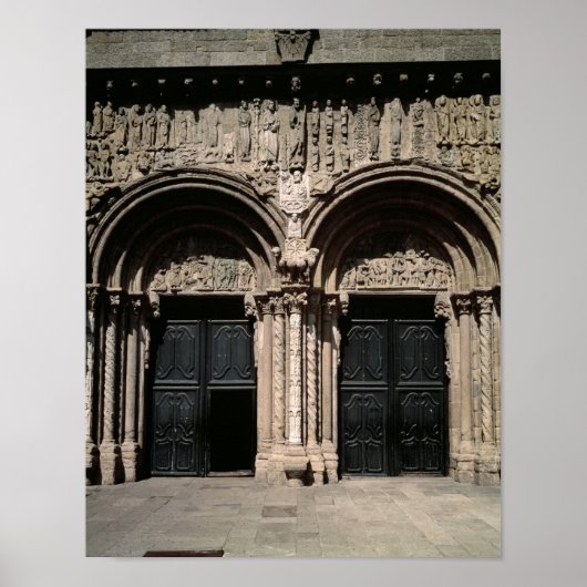 View of the Portico de las Platerias ポスター (正面)