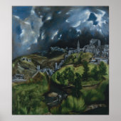 View of Toledo by El Greco ポスター (正面)