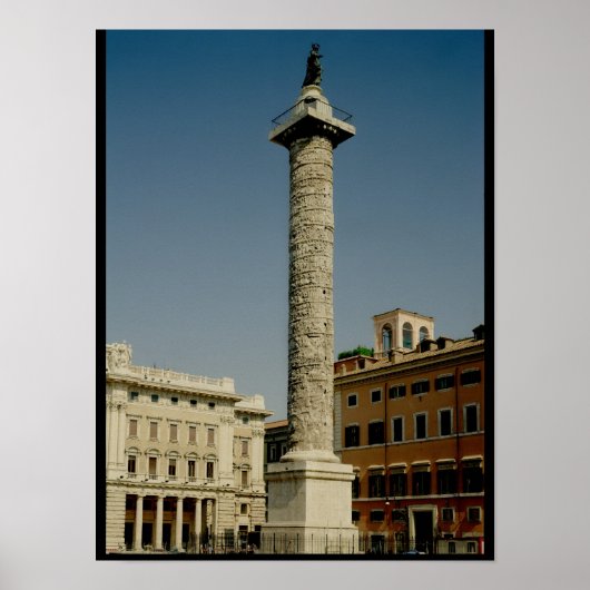 View of Trajan's Column, 113 AD ポスター (正面)