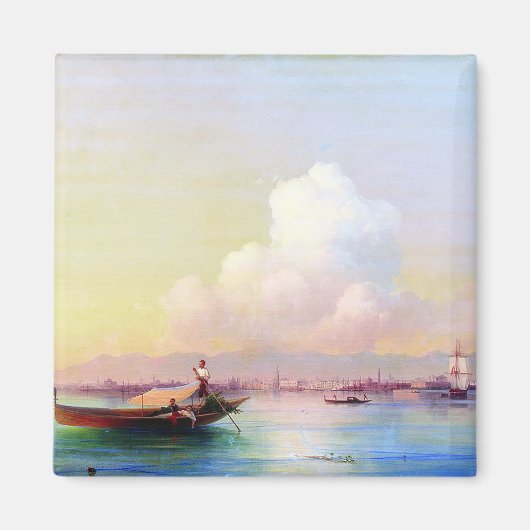 View of Venice from the Lido by Ivan Aivazovsky マグネット (正面)