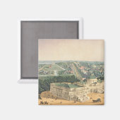 View of Washington, pub. by E. Sachse & Co., 1852 マグネット (正面/裏面)