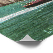 View of Yerba Buena Island Light house at Night ポスター (角)