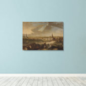 View over Potsdam from Brauhausberg, 1772 キャンバスプリント (インサイチュ (ウッドフロア))