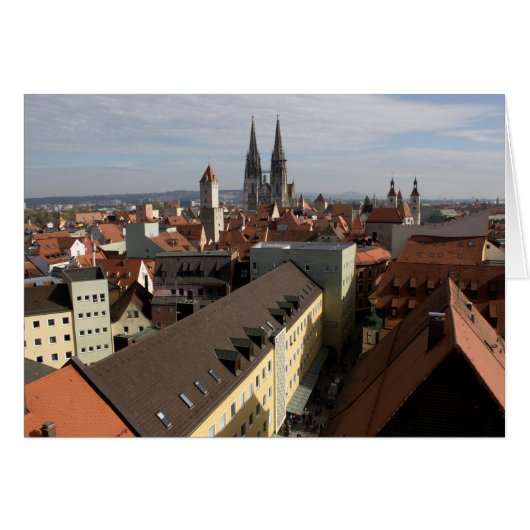 View Over Regensburg，ドイツ (正面横)