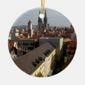 View Over Regensburg，ドイツ セラミックオーナメント (正面)