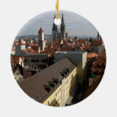 View Over Regensburg，ドイツ セラミックオーナメント (裏面)