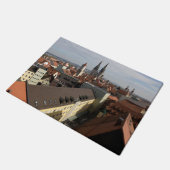 View Over Regensburg，ドイツ ドアマット (アングル)