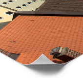 View Over Regensburg, Germany ポスター (角)