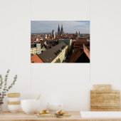 View Over Regensburg, Germany ポスター (キッチン)