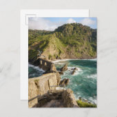 View the stunning stairs of Gaztelugatxe, Spain ポストカード (正面/裏面)
