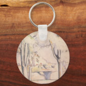 View Thru the Trees by Paulセザンヌ、ヴィンテージアート キーホルダー (正面)