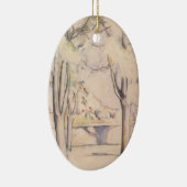 View Thru the Trees by Paulセザンヌ、ヴィンテージアート セラミックオーナメント (右)