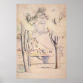 View Thru the Trees by Paulセザンヌ、ヴィンテージアート ポスター (正面)