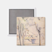 View Thru the Trees by Paulセザンヌ、ヴィンテージアート マグネット (正面/裏面)