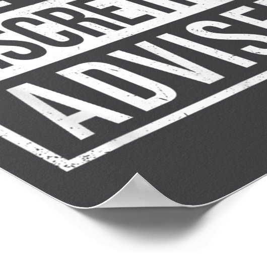 Viewer Discretion Advised  ポスター (角)