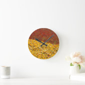 Views秋の秋葉の ラウンド壁時計 (ホーム)