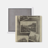 Views, La Grande，オレゴン マグネット (正面/裏面)