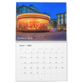 Views of Italy, France and California Calendar カレンダー (3月 2026)