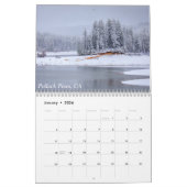 Views of Italy, France and California Calendar カレンダー (1月 2026)