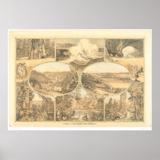 Views of the South Pacific Coast Railroad (1649A) ポスター