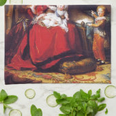 Vigée-Lebrun - Marieアントワネットおよび彼女の子供 キッチンタオル (折り畳み)