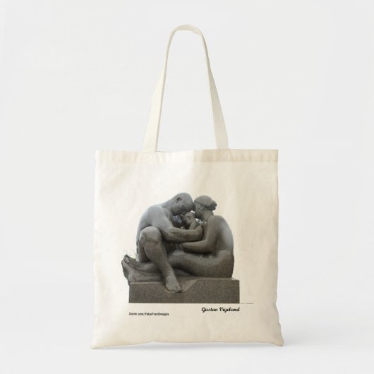 Vigelandの彫刻(オスロ、ノルウェー) -トートバック トートバッグ (正面)