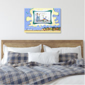 Vigil-Auntie | Absurd Wordplay Humor 24x16 キャンバスプリント (インサイチュ (寝室))