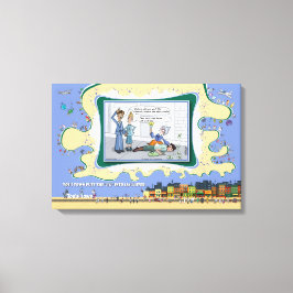 Vigil-Auntie | Absurd Wordplay Humor 24x16 キャンバスプリント