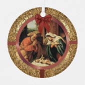 Vigil of the Nativity Christmas Eve Jesse Tree メタルオーナメント (正面)