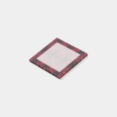 Vigilance Red Abstract Watercolor Art ポストイット (アングル)