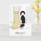 Vigilant pups カード (黄色い花)