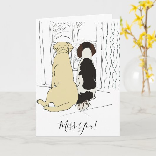 Vigilant pups カード (黄色い花)