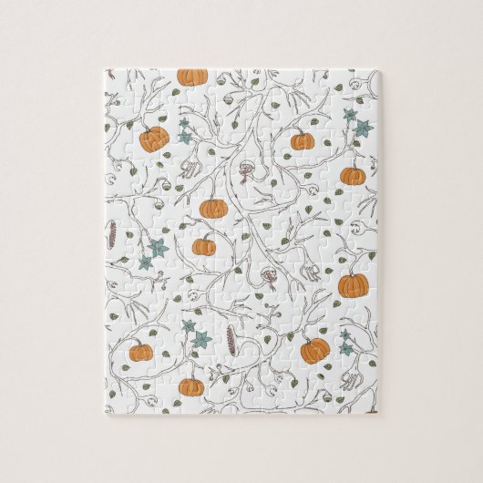 Vigne effrayante pour Halloween ジグソーパズル (縦)