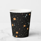 Vigne effrayante pour Halloween Noir 紙コップ (裏面)